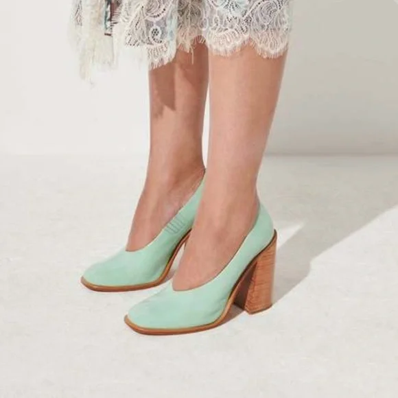 RACHEL COMEY Sugar Pump in Mint - Picture 1 of 6